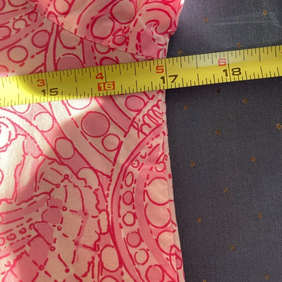 Lilly Pulitzer girls seahorse top pink/white sz 12 - Picture 13 of 15